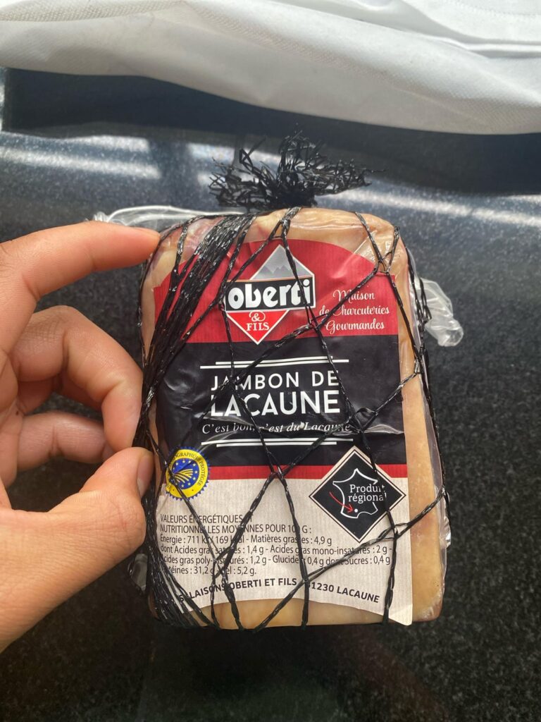 How do I eat this ham?Got it as a gift. Jambon de Lecaune.
