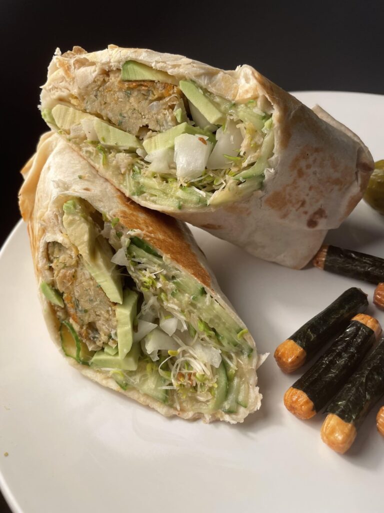 St. Paddy’s Day Falafel Wrap