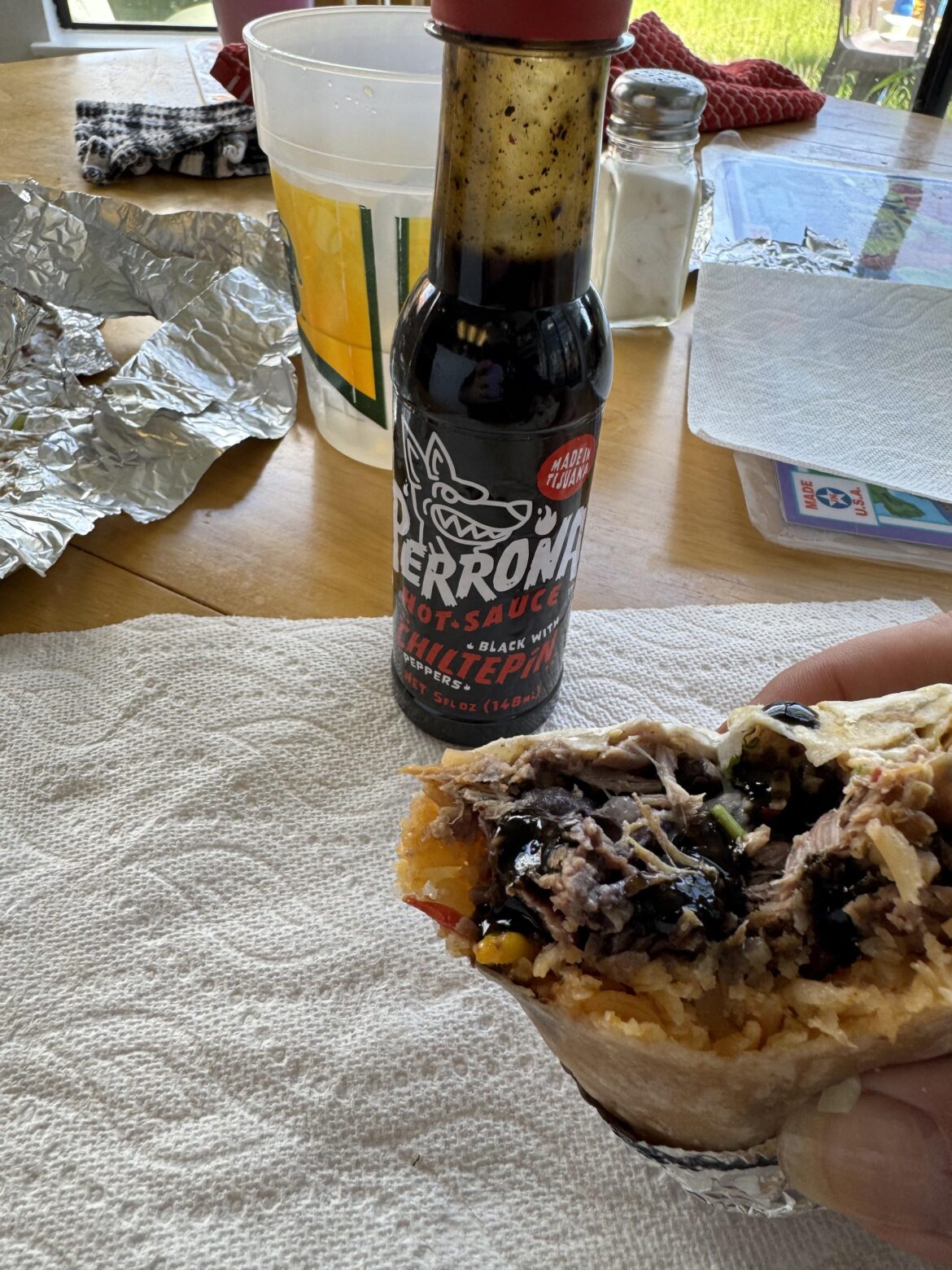 First try of Perrona Hot Sauce