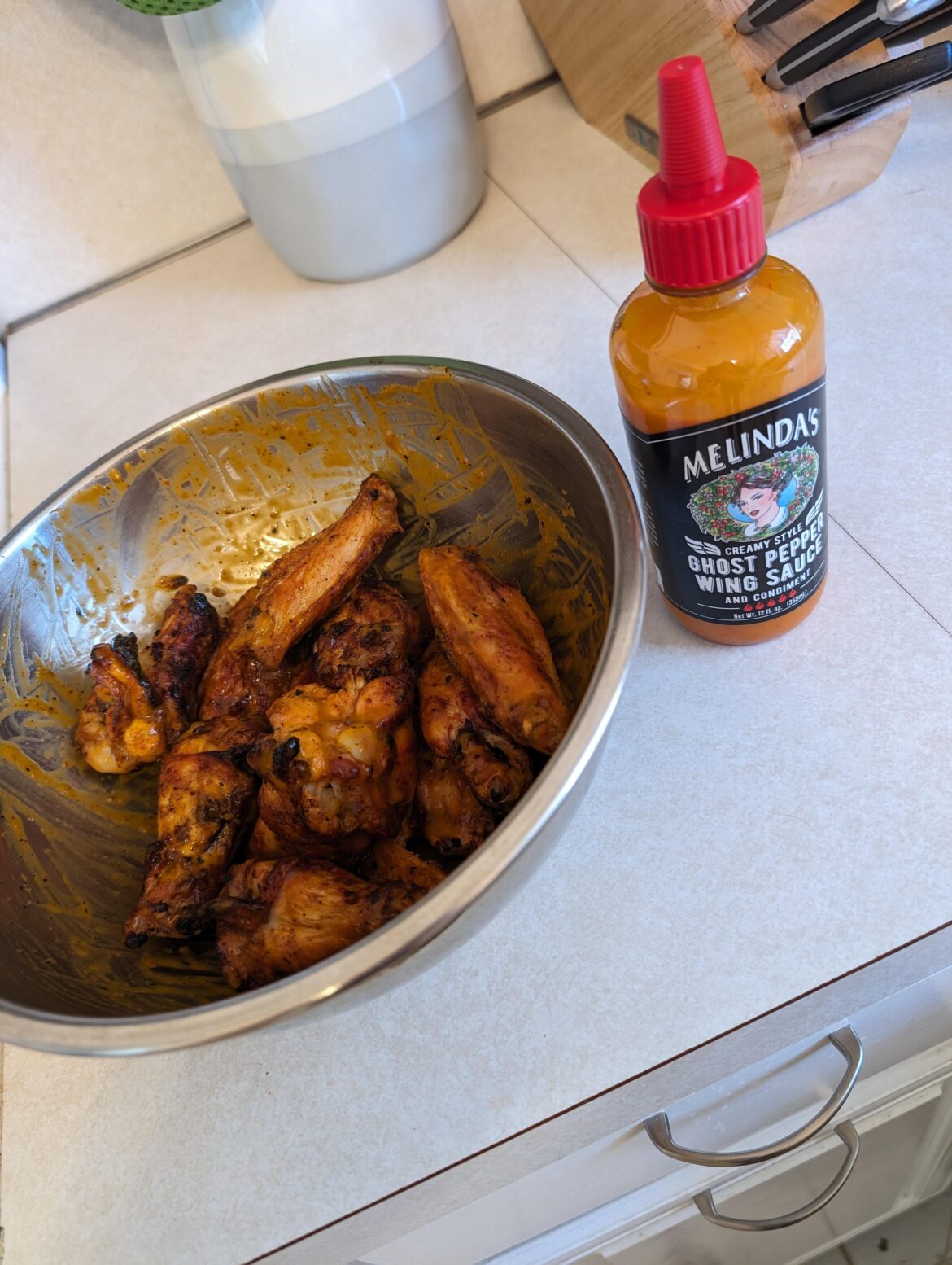 Grilled some wings and used this delicious sauce for them. Highly recommend!