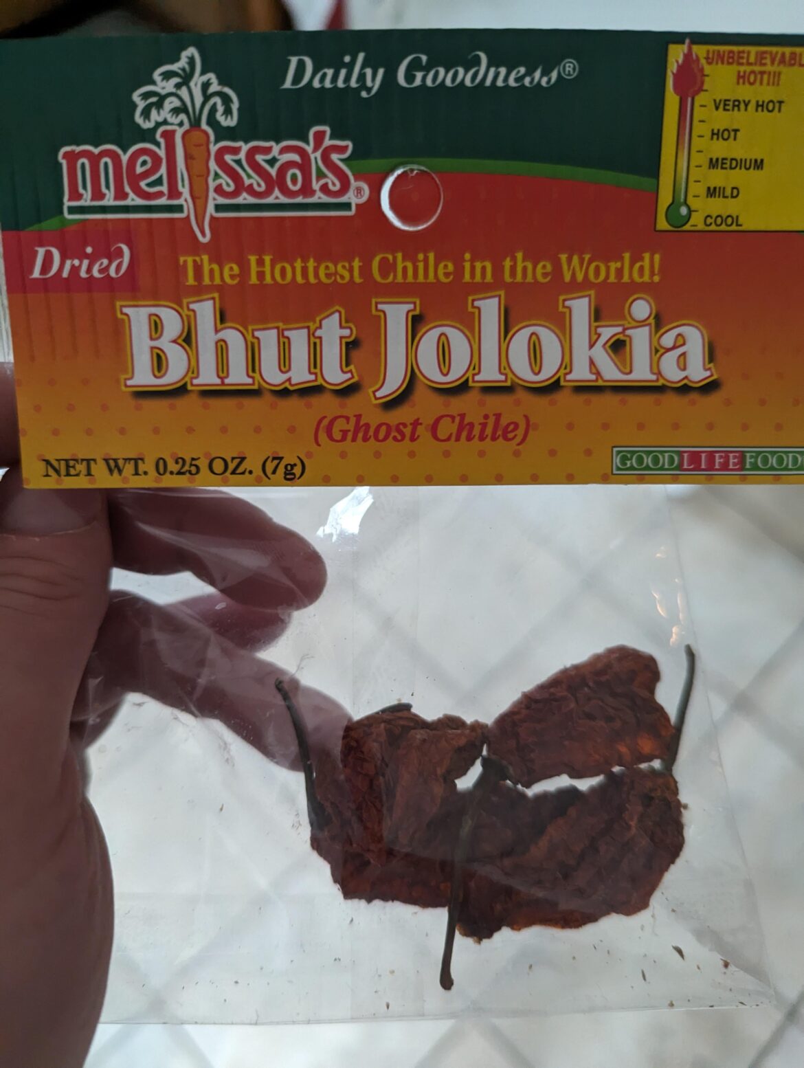 Made a Curry with Ghost Peppers