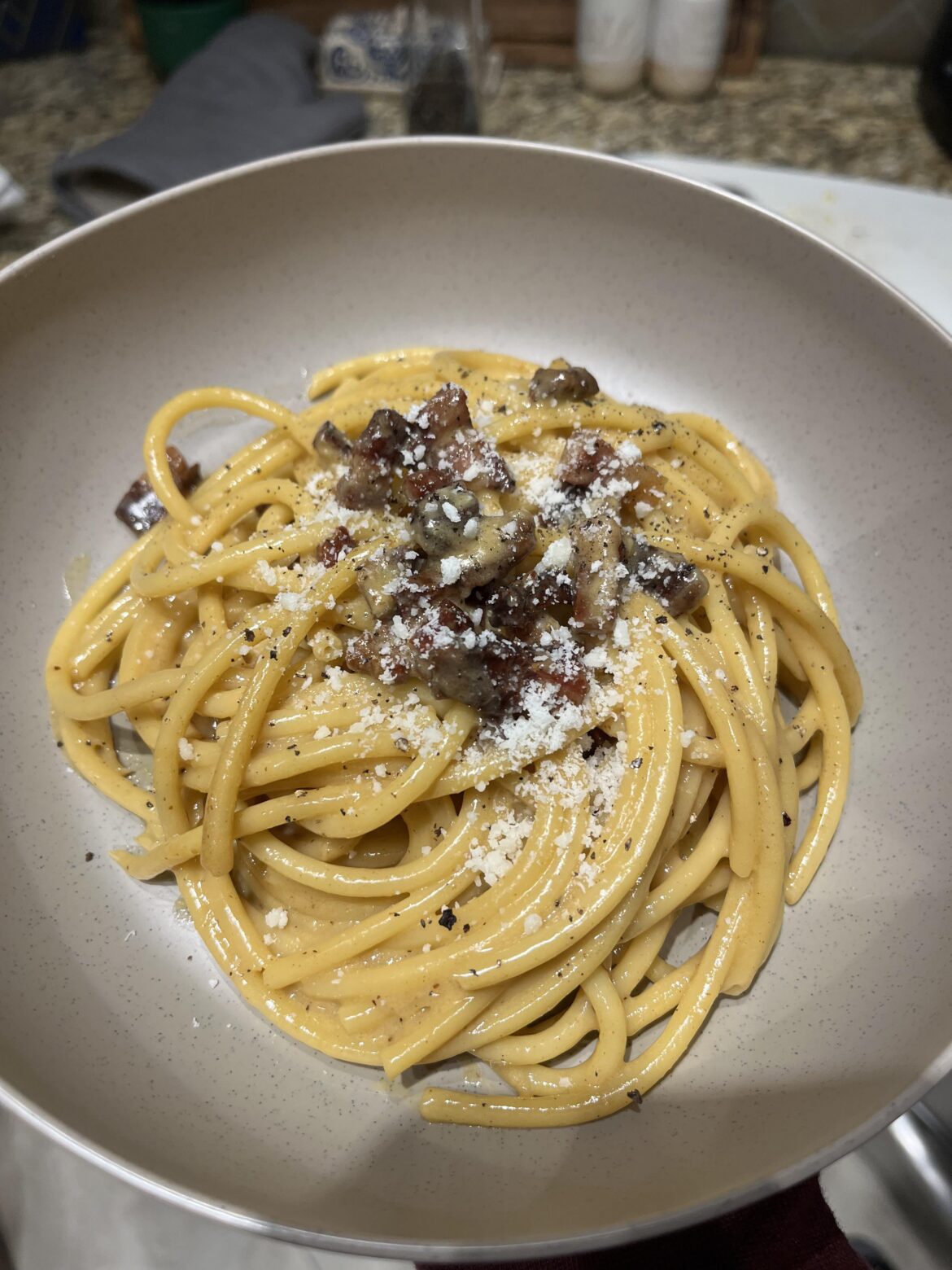 Made Carbonara from Kenji’s youtube recipe