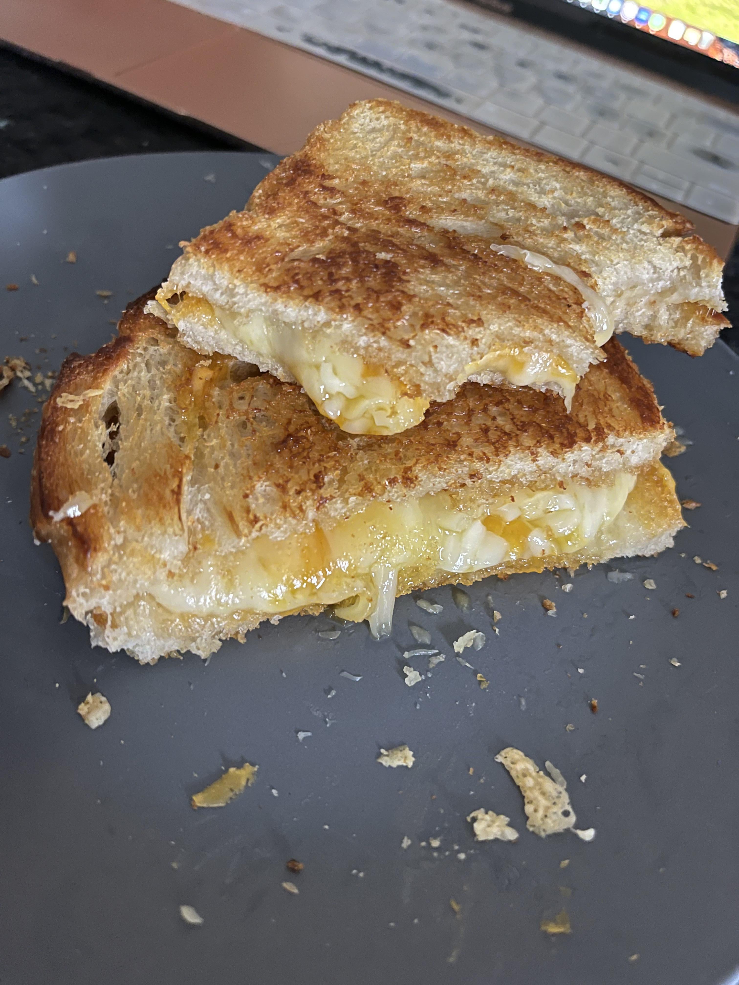 recreated an old fave gruyère + Jarlsberg Dining and Cooking