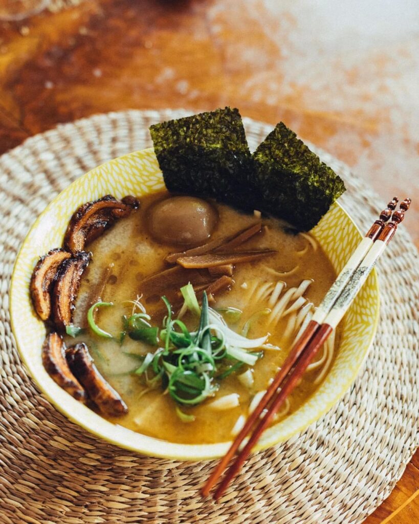 A sesame heavy Miso Ramen
