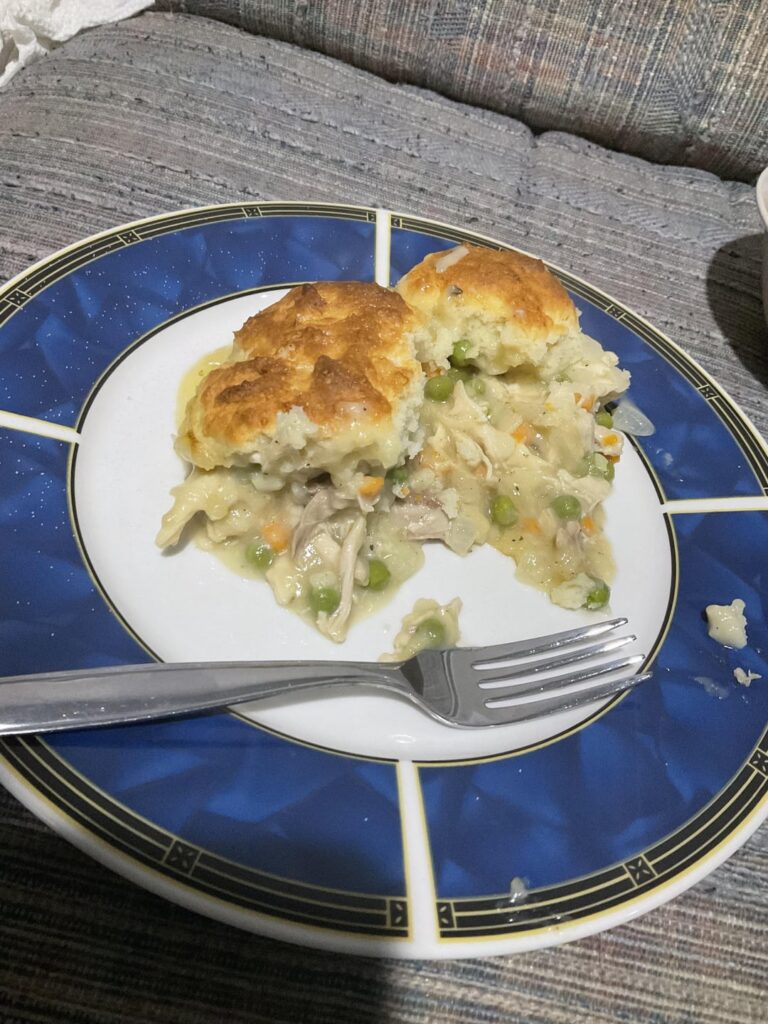 Stella Park’s Chicken Pot Pie With Buttermilk Biscuit Topping Recipe!!