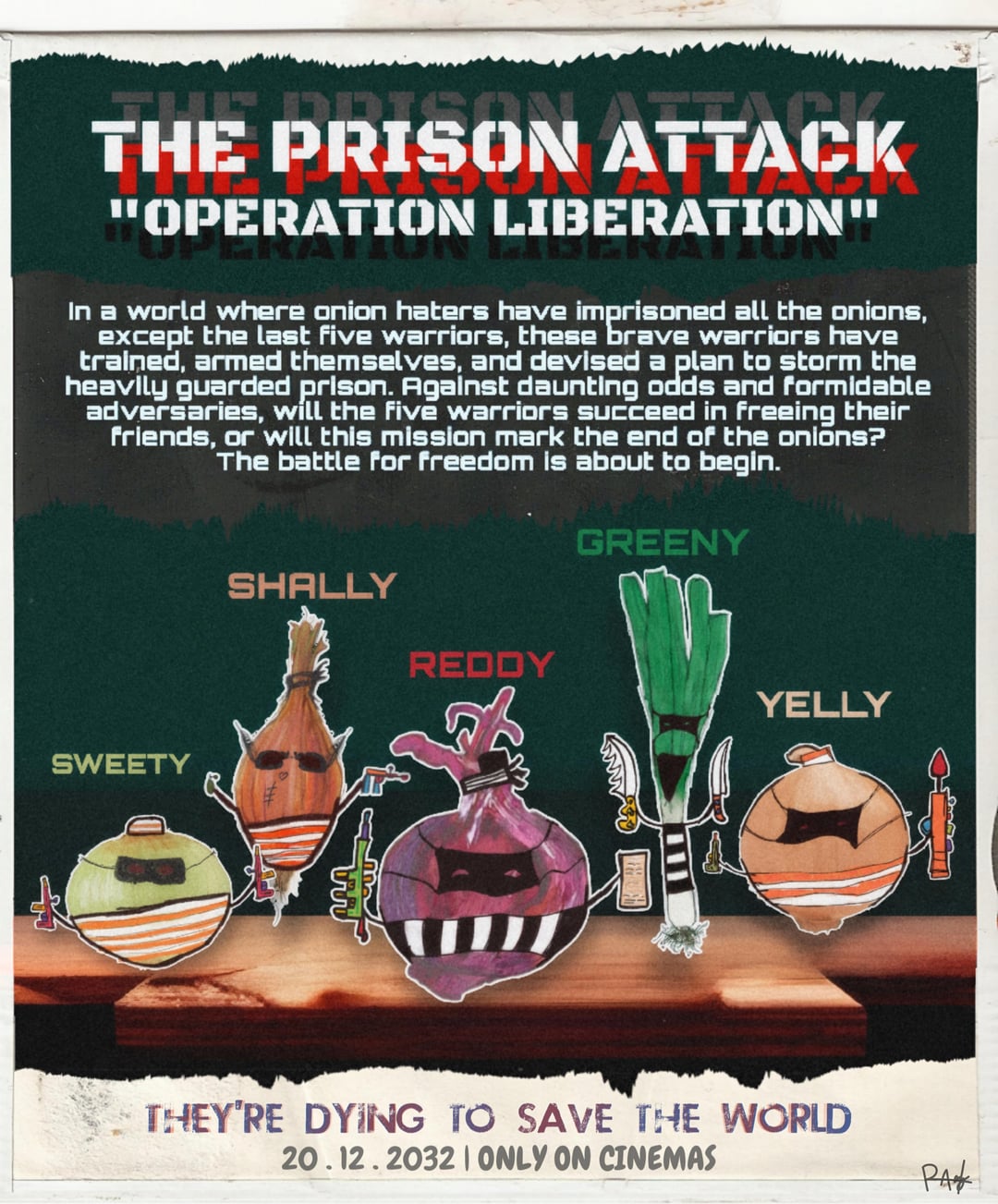 Onion haters be ready. Operation Liberation. This is the bonus and the