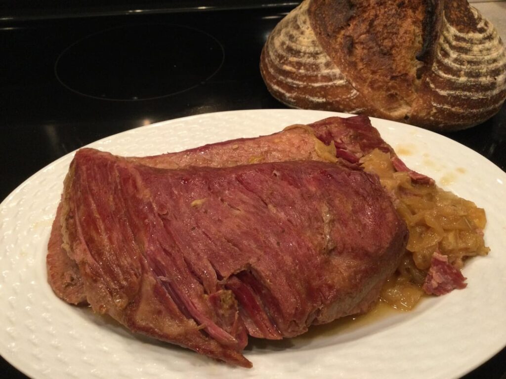 Mississippi pot roast but with corned beef brisket - Word