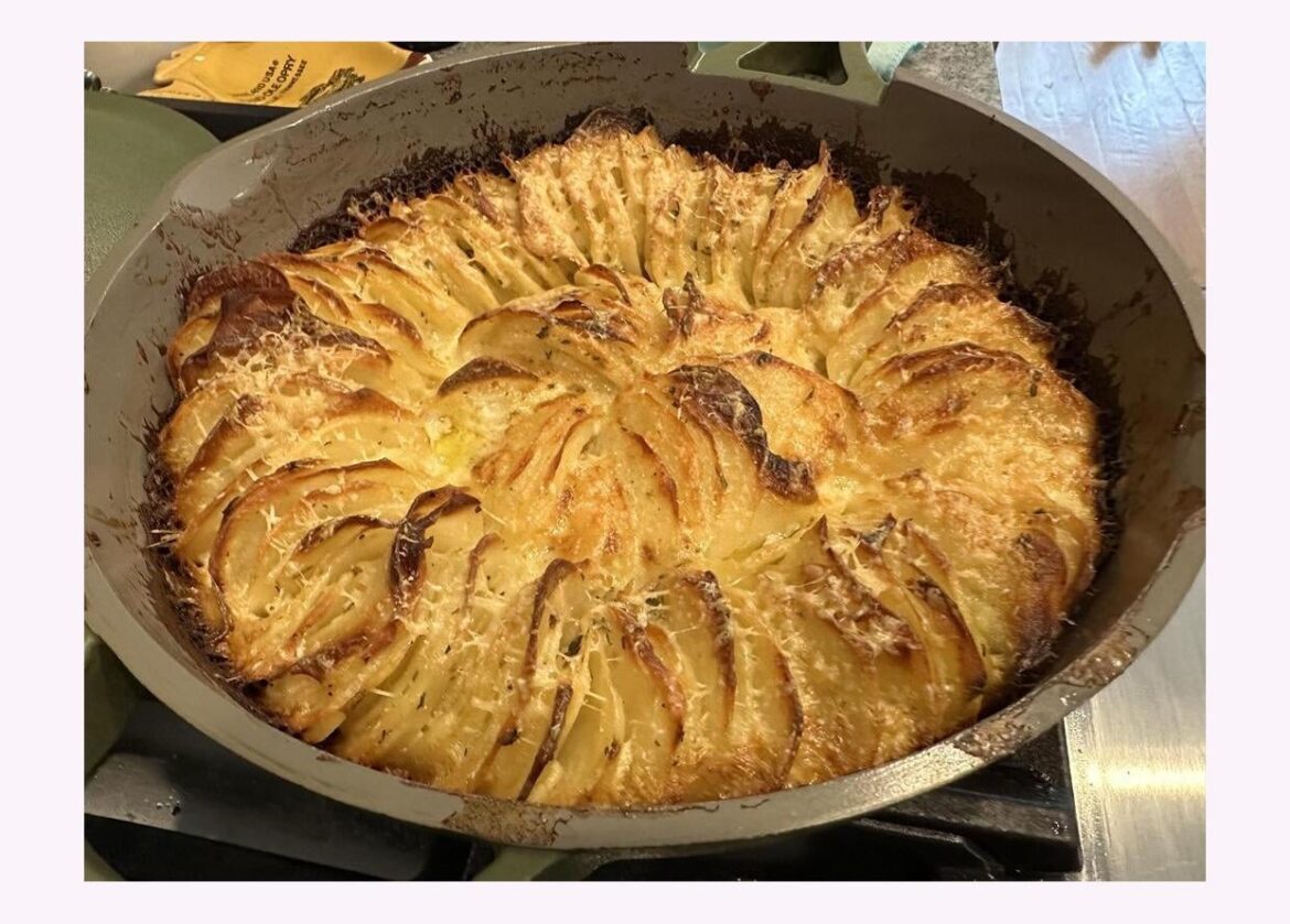 Kegji’s hasselback potato gratin