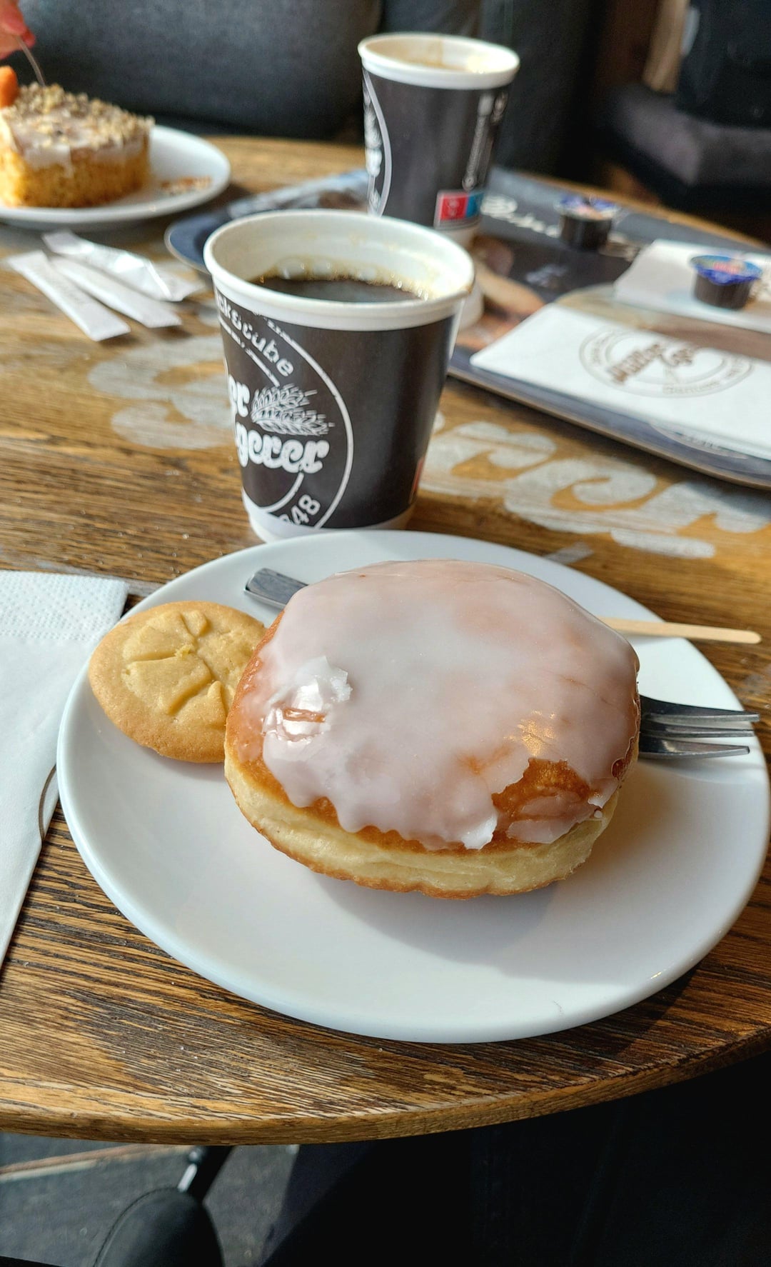 calories in this jam filled donut and biscuit ? Dining and Cooking