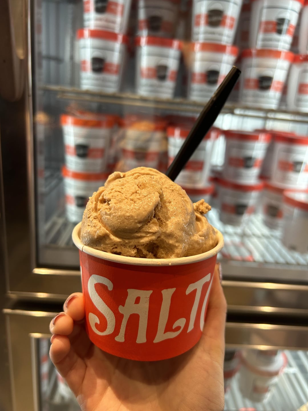 Calorie estimate for a small scoop at Salt and Straw Ice Cream