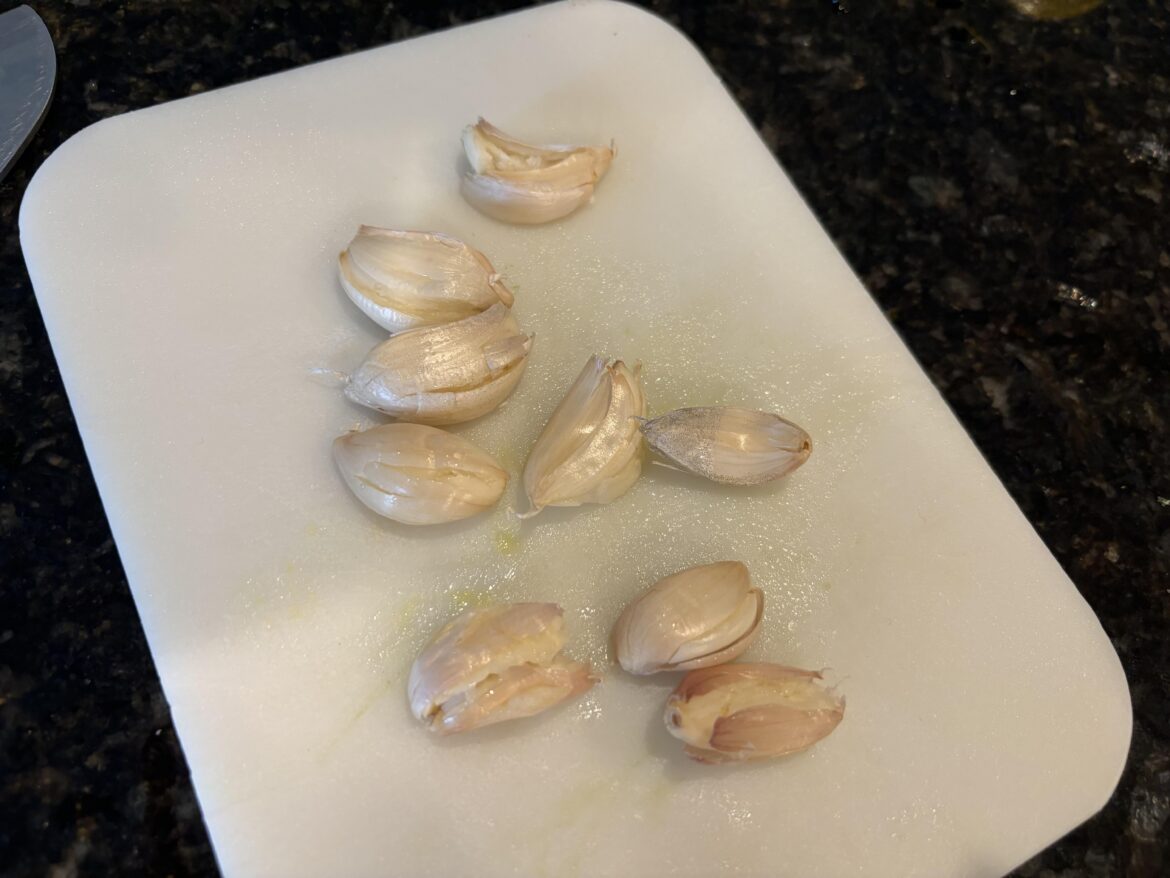 So sorry…I got all the garlic