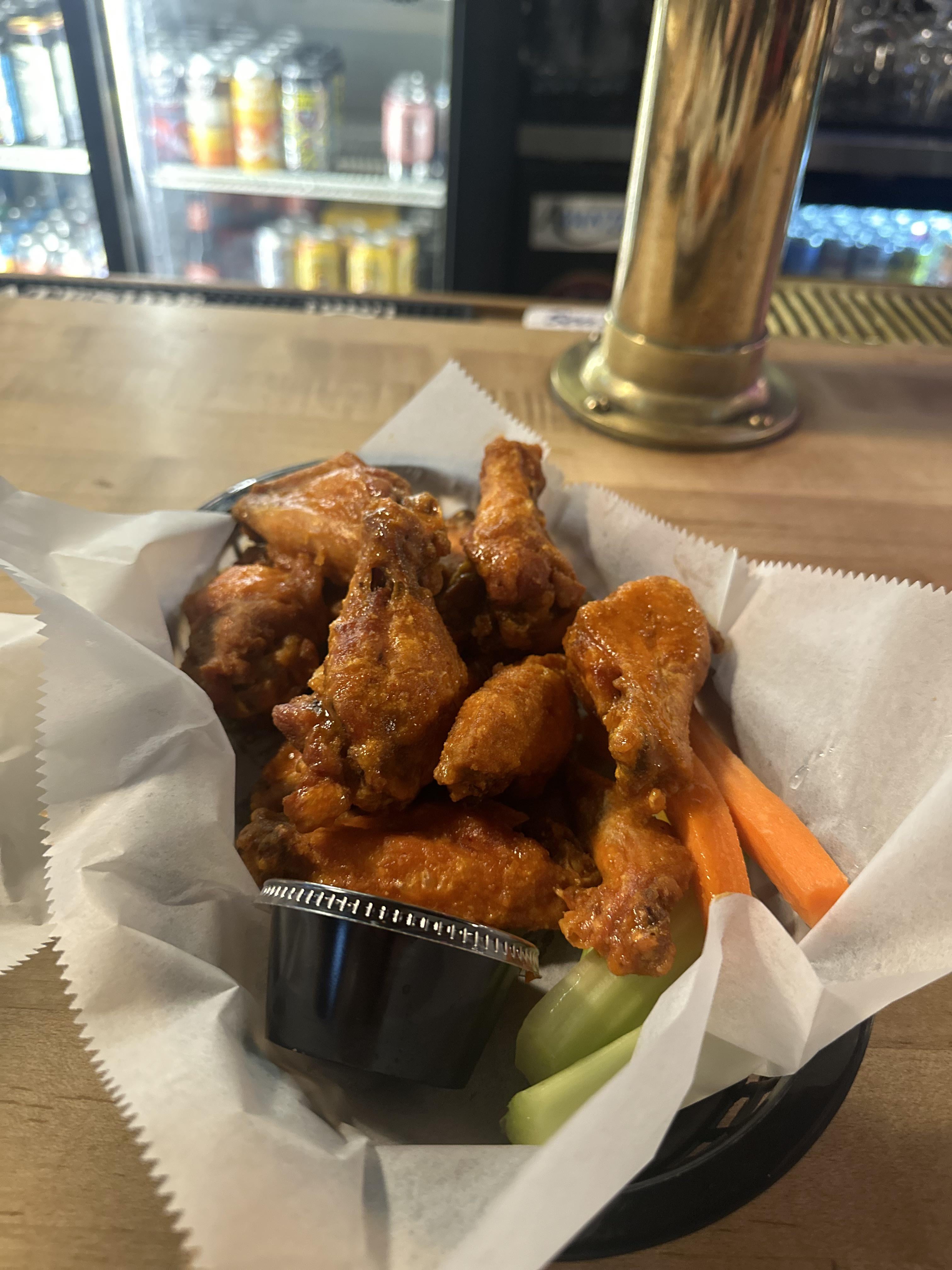 Medium Buffalo from Union Jacks Pub Glenside, PA. Dining and Cooking