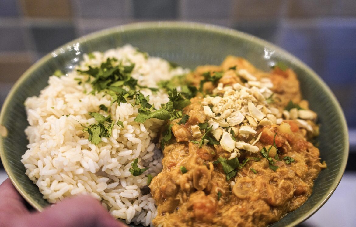 West African chicken and peanut stew