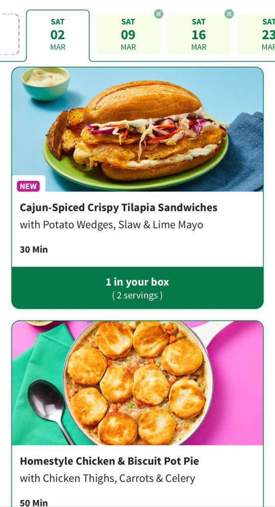 Excited for these meals