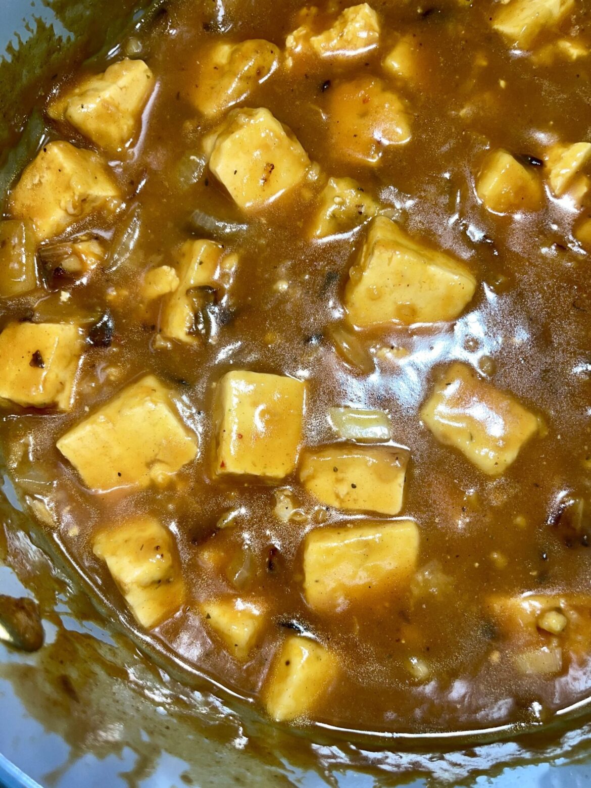 Vegan Korean Style Mapo Tofu (Mapadubu) Recipe