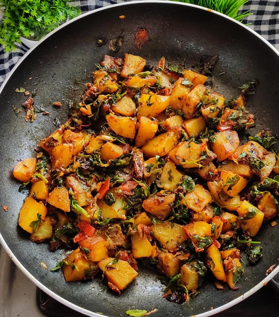 Aloo methi ki sabzi 😍