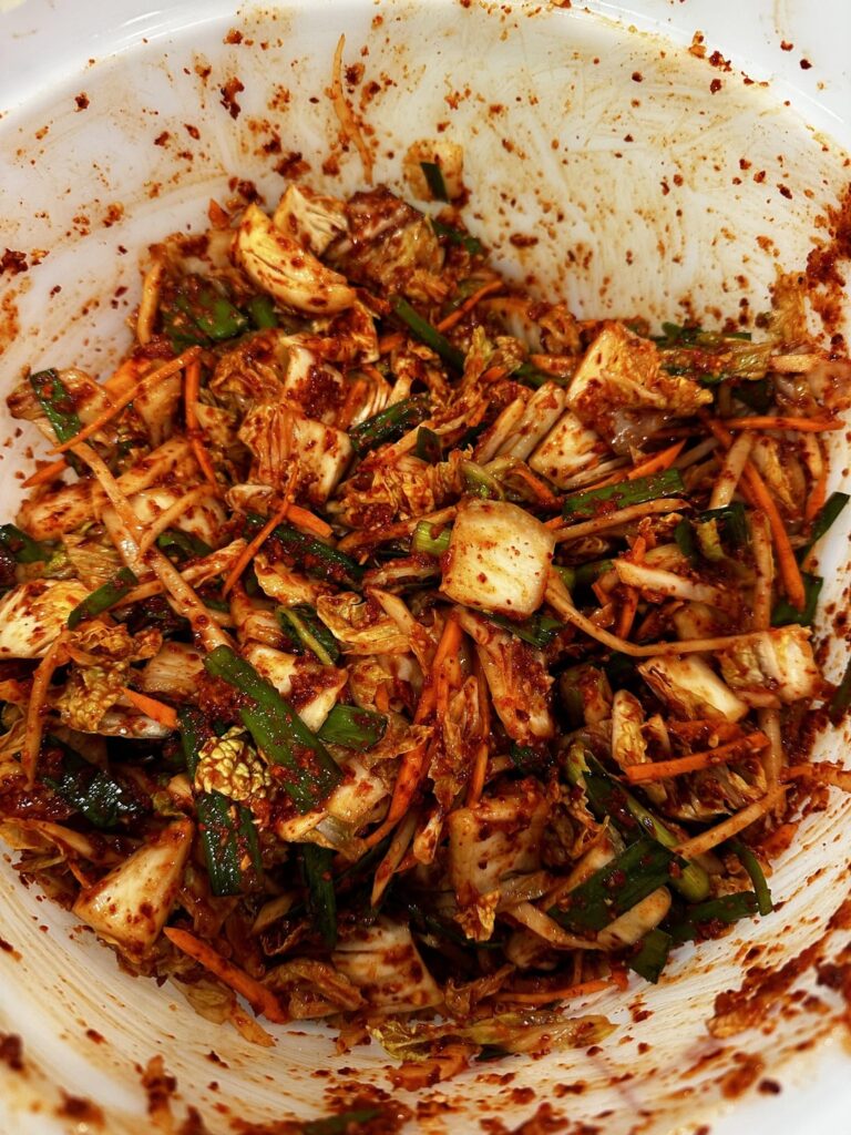 First attempt at homemade kimchi First attempt at homemade kimchi