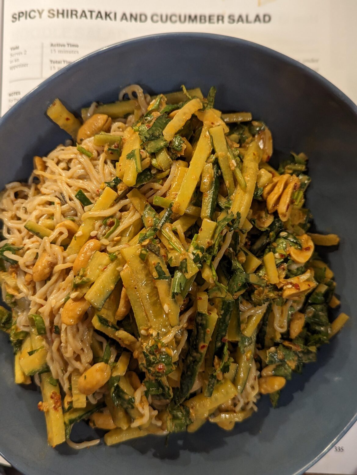 The Wok Weekly #86: Spicy Shirataki and Cucumber Salad