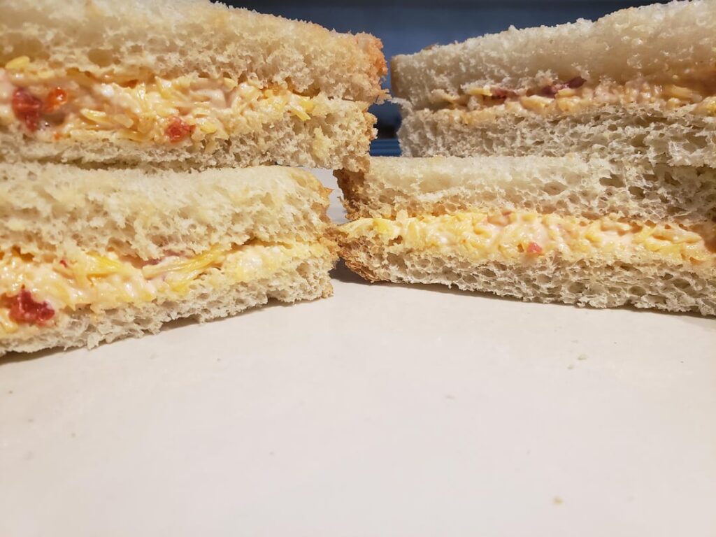 Pimento cheese. How's that sound?