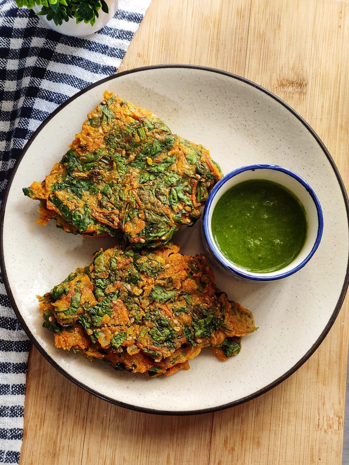 Palak Chilla 🥬🔥