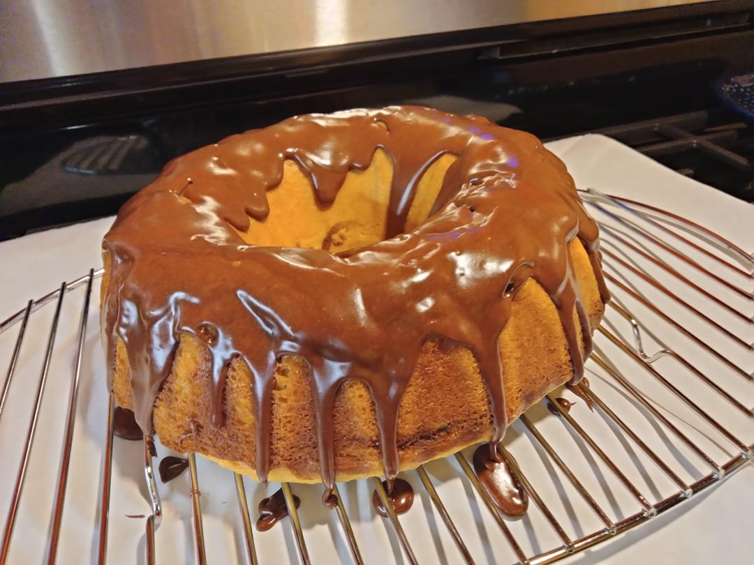 Fudge Marble Bundt Cake