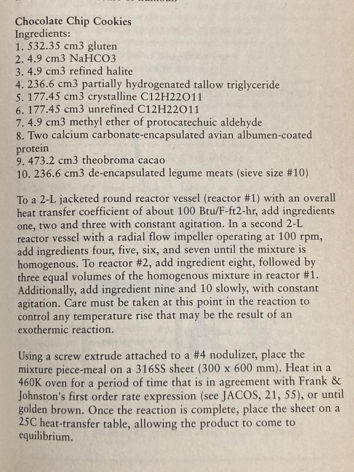 Chocolate Chip Cookies