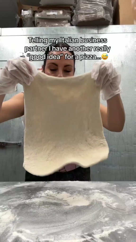 The crozza 😅 her partner's reaction is hilarious