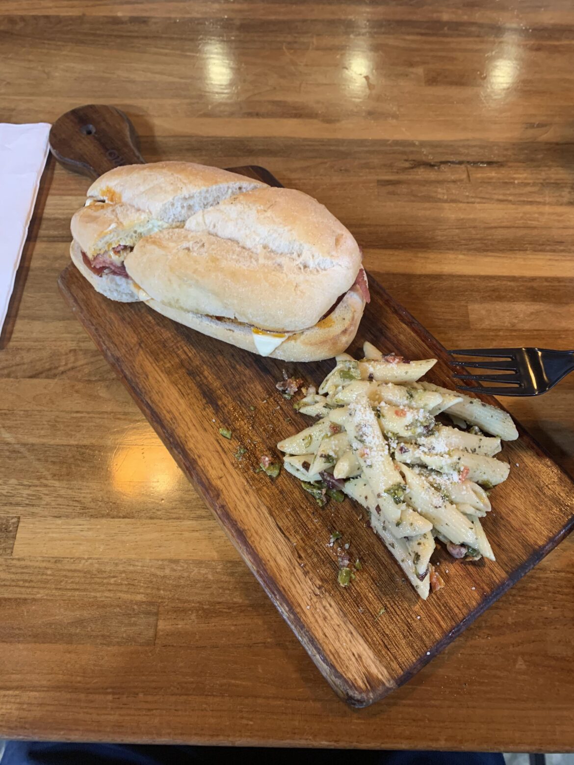 It’s always the wood plank