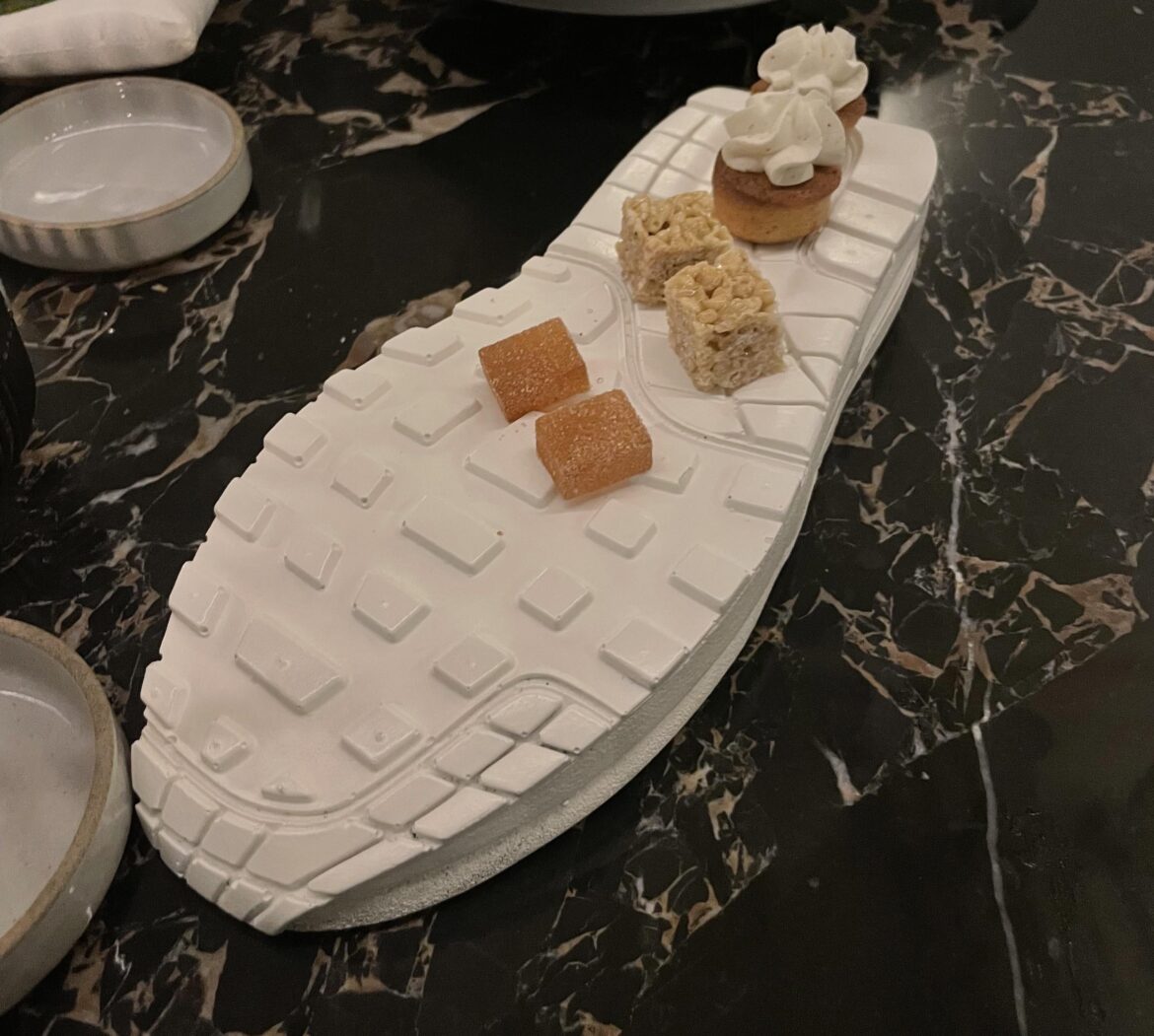 Served at a Michelin Star restaurant