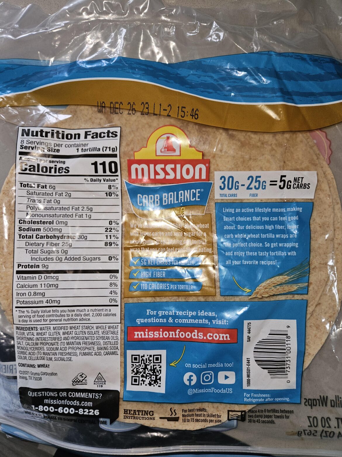 I know this is processed still, but can we talk about the fiber?! How do they put 25g into a single tortilla?!