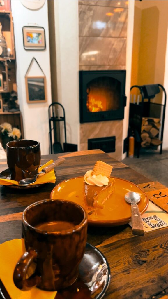 Cozy cafe in Tallinn, Estonia