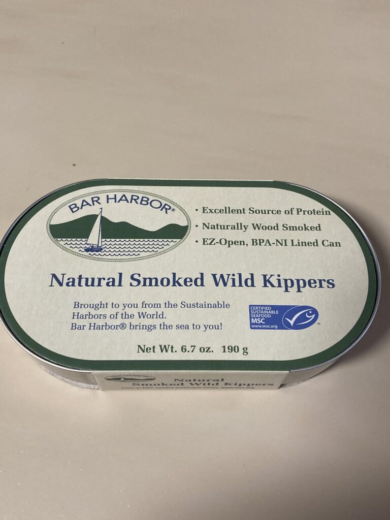 Bar Harbor Natural Smoked Wild Kippers for lunch today