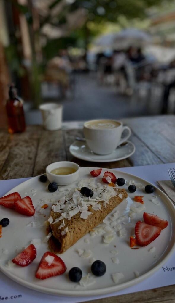 The strawberries give it the touch