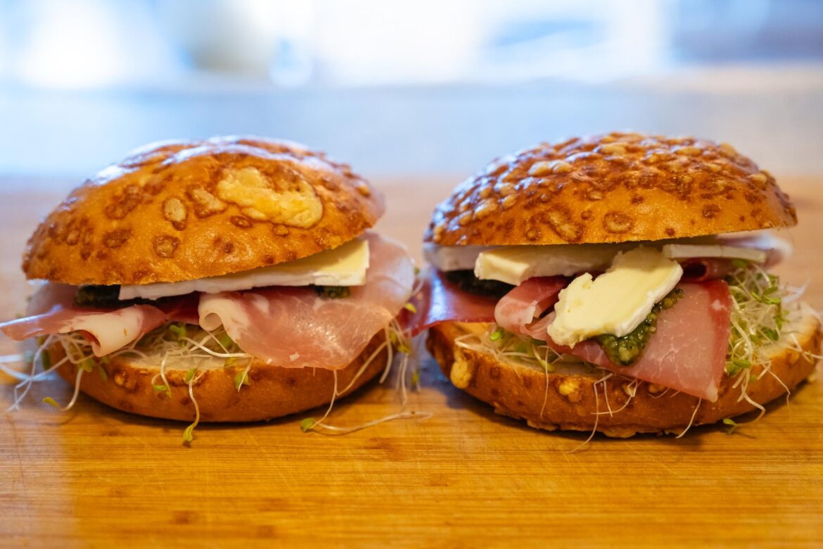 Ham and cheese sandwich