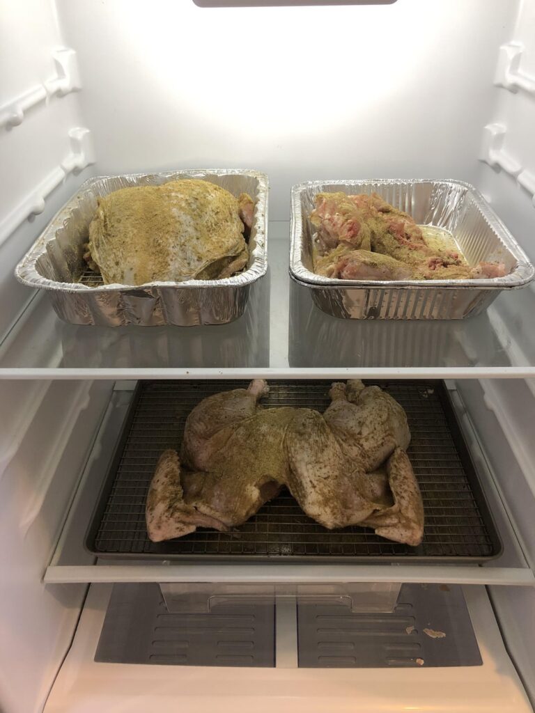 Easter turkey and turkey breasts.