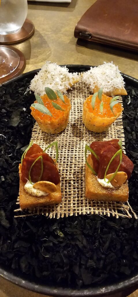 Seasonal tasting menu at Arkle at the Grosvenor Hotel in Chester Seasonal tasting menu at Arkle at the Grosvenor Hotel in Chester