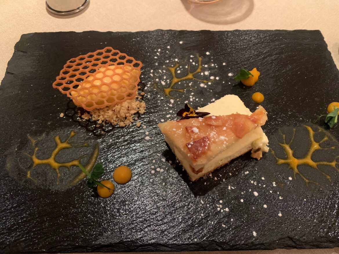 Incredibly expensive Hotel in Ischgl, got served on some weird stone platter