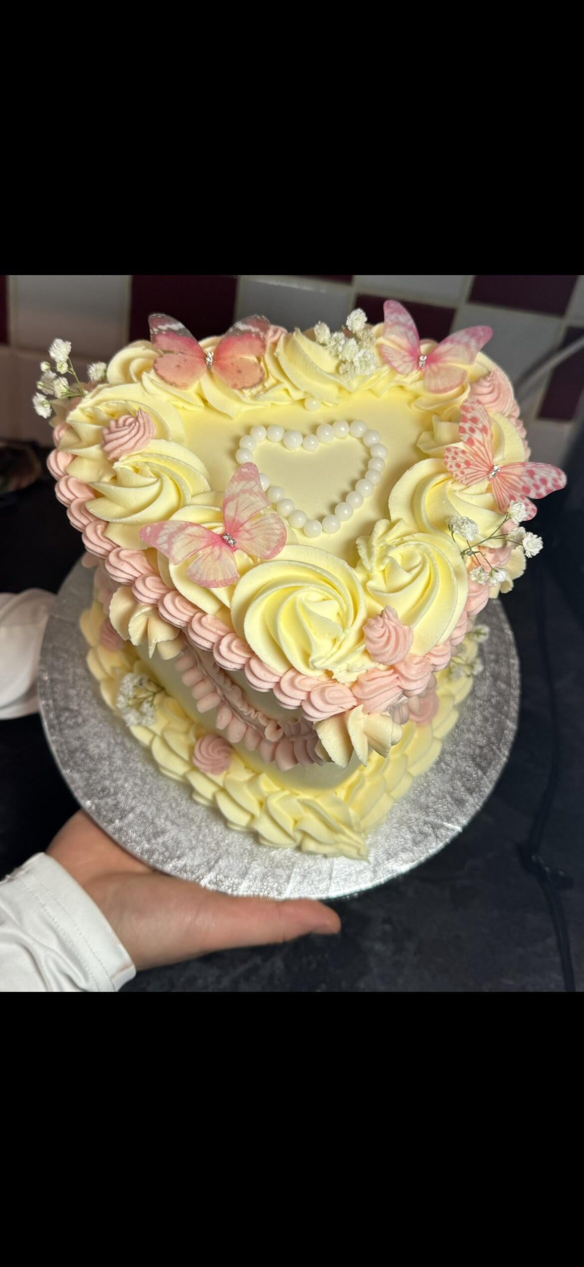 My 20th birthday cake I made🦋