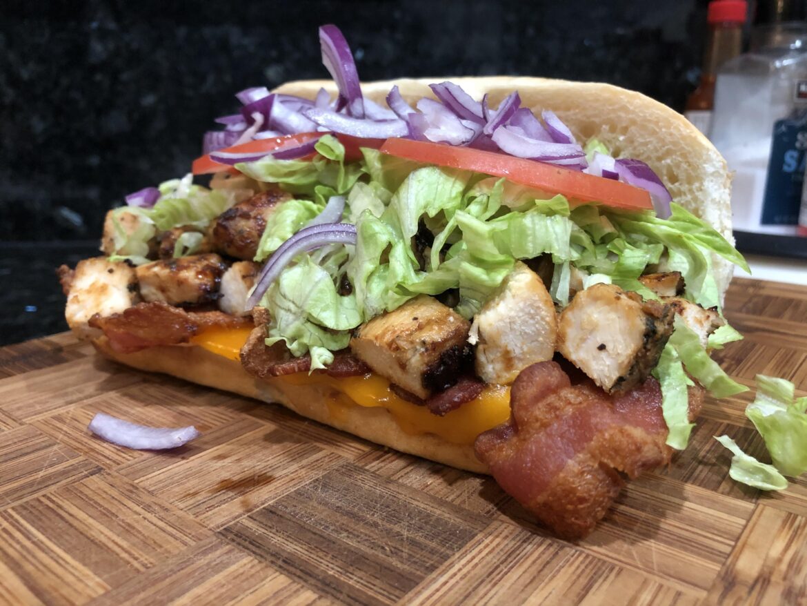 Chicken/Bacon/Ranch sandwich round 3. Suggestion were right from my previous post, the veggies add a lot to the sandwich experience.