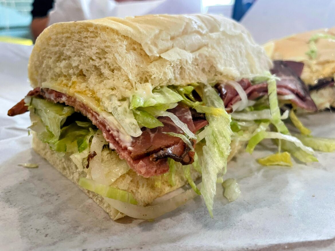 “Beefeater’s Delight” from my local Deli. Bread is made fresh every morning!