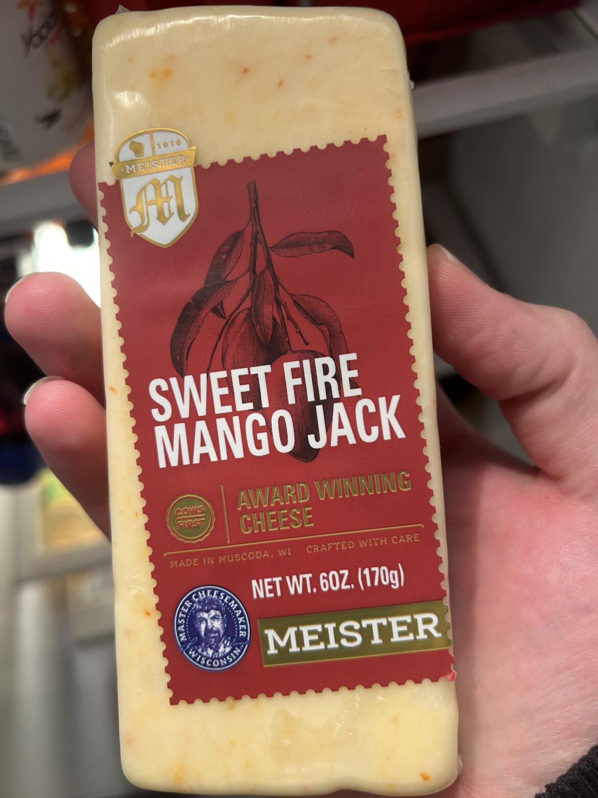 This has been one of my favorite things to eat for almost 6 months now. Decent heat from ghost pepper flakes and great flavor from the mango.