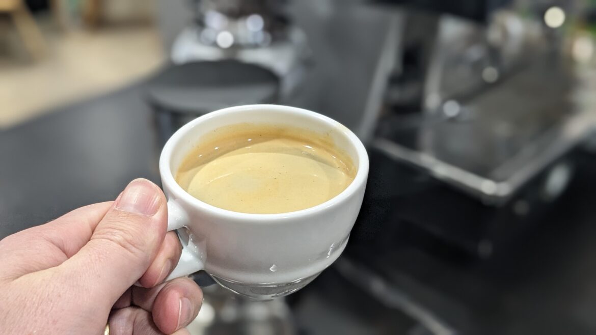 The long black I make at home is always better than the one I can buy.