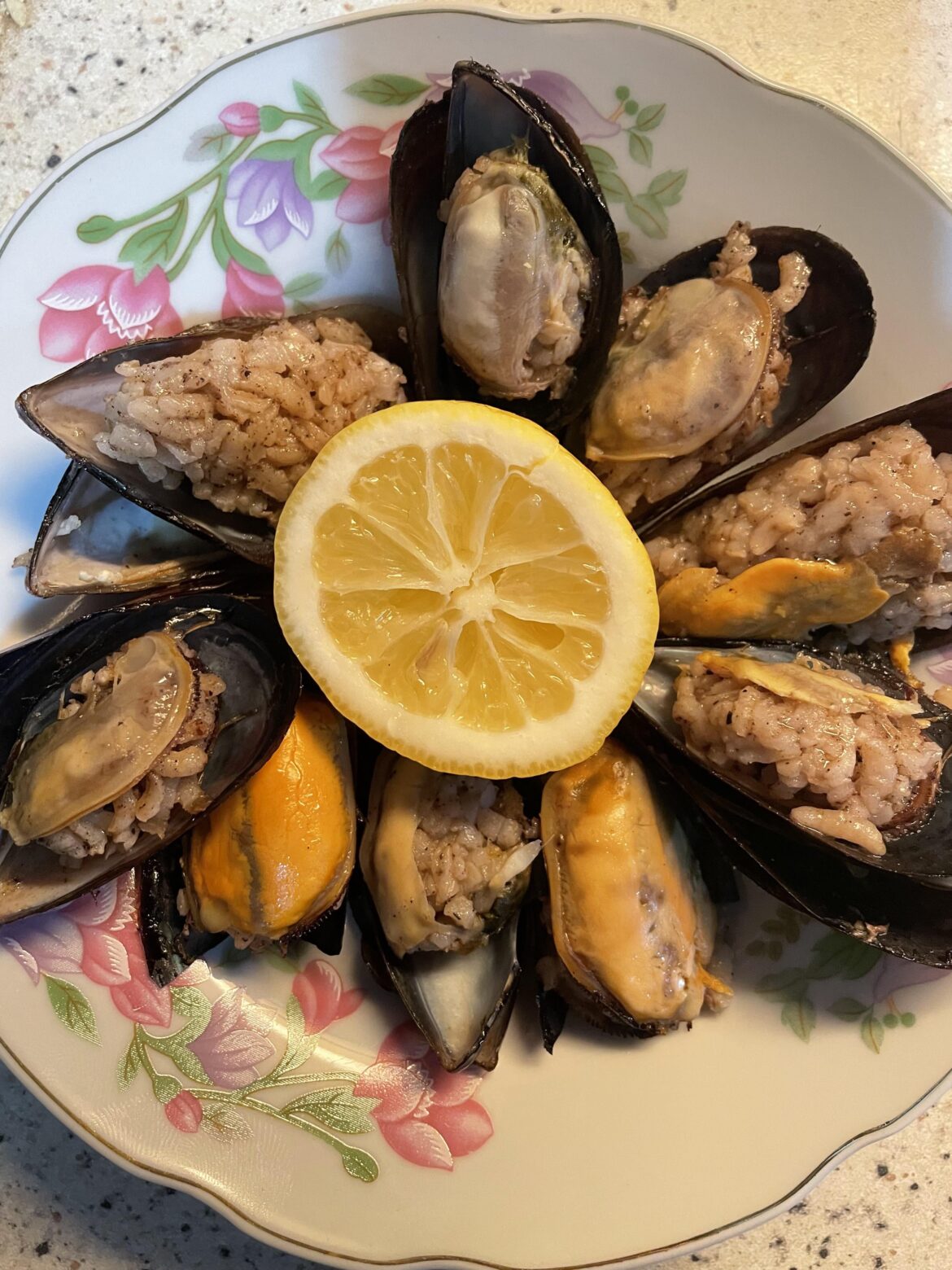 Stuffed mussels from Turkish cuisine