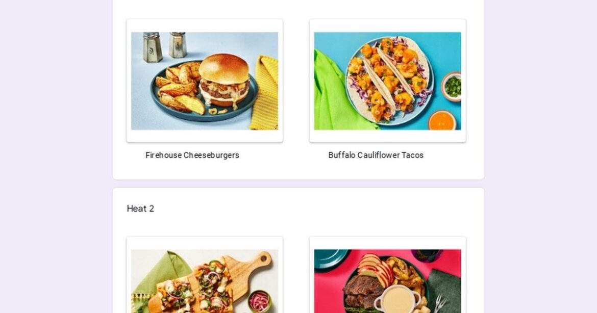 Meal Madness Voting Round 1!