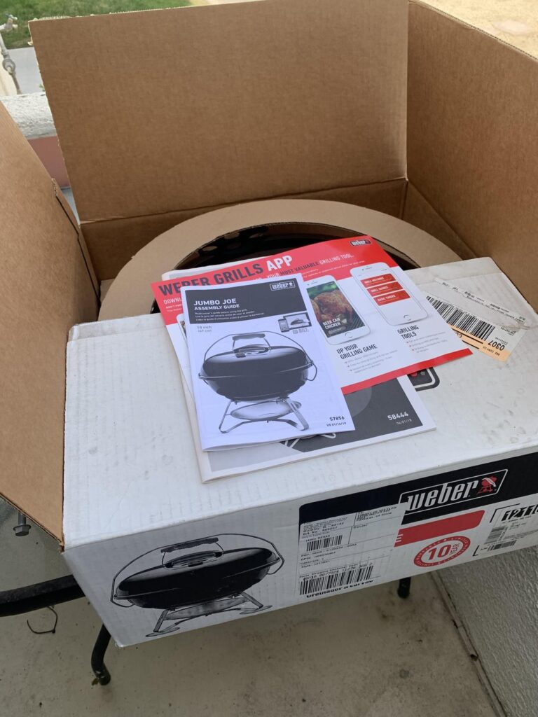 First Weber grill-Jumbo Joe