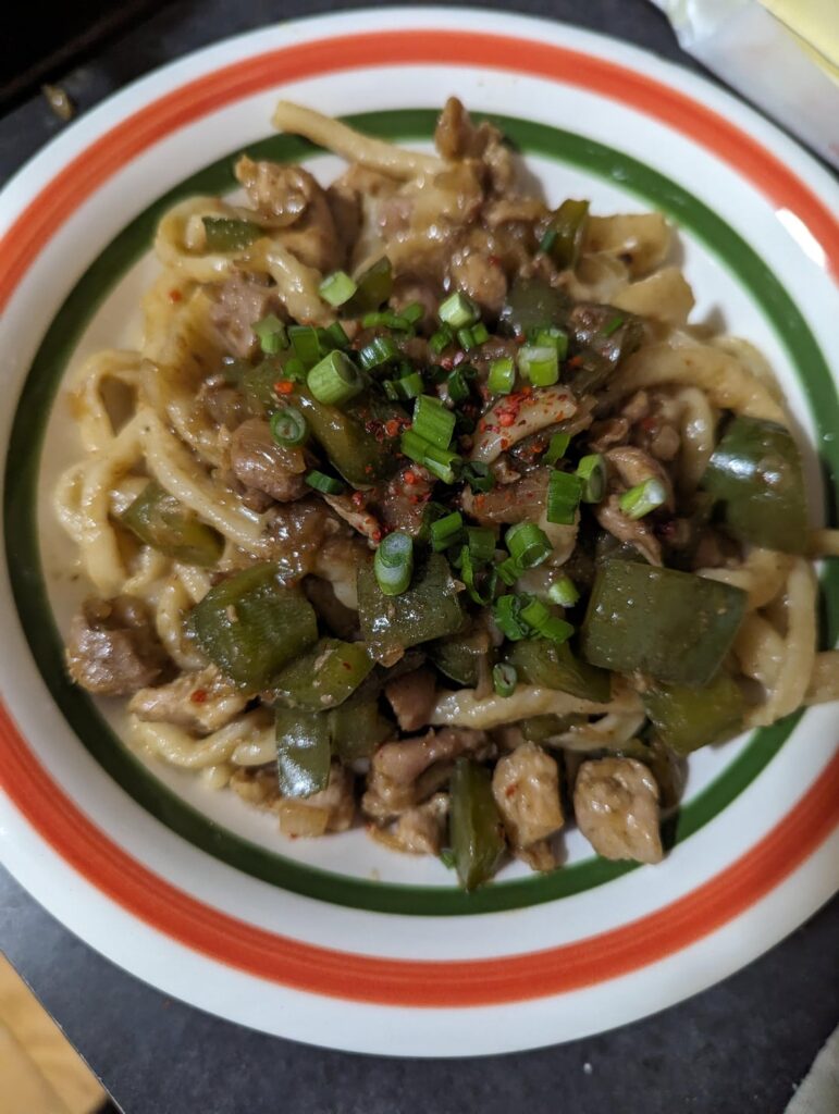 The results of the dan dan hand pulled noodles struggle, 8/10 The results of the dan dan hand pulled noodles struggle, 8/10