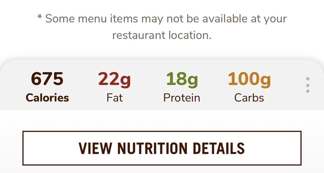 can someone help me compare the calories in a chipotle vs hothead