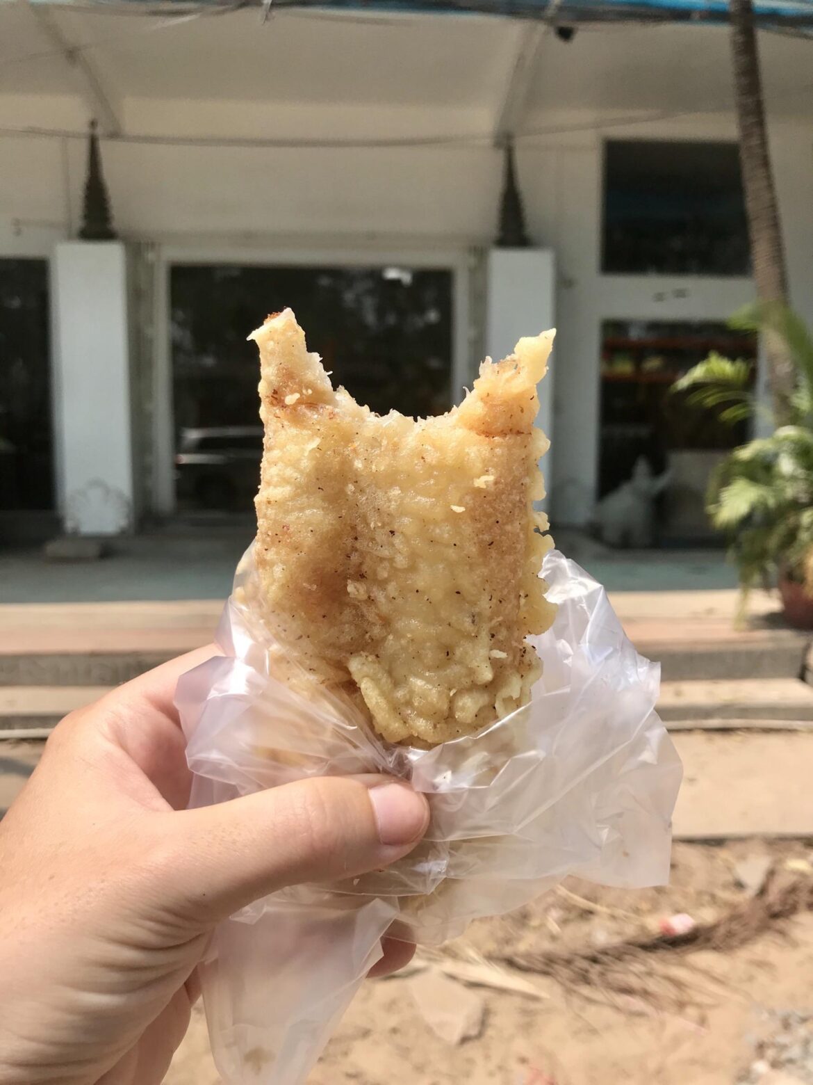 Fried banana in Cambodia cost $0.25