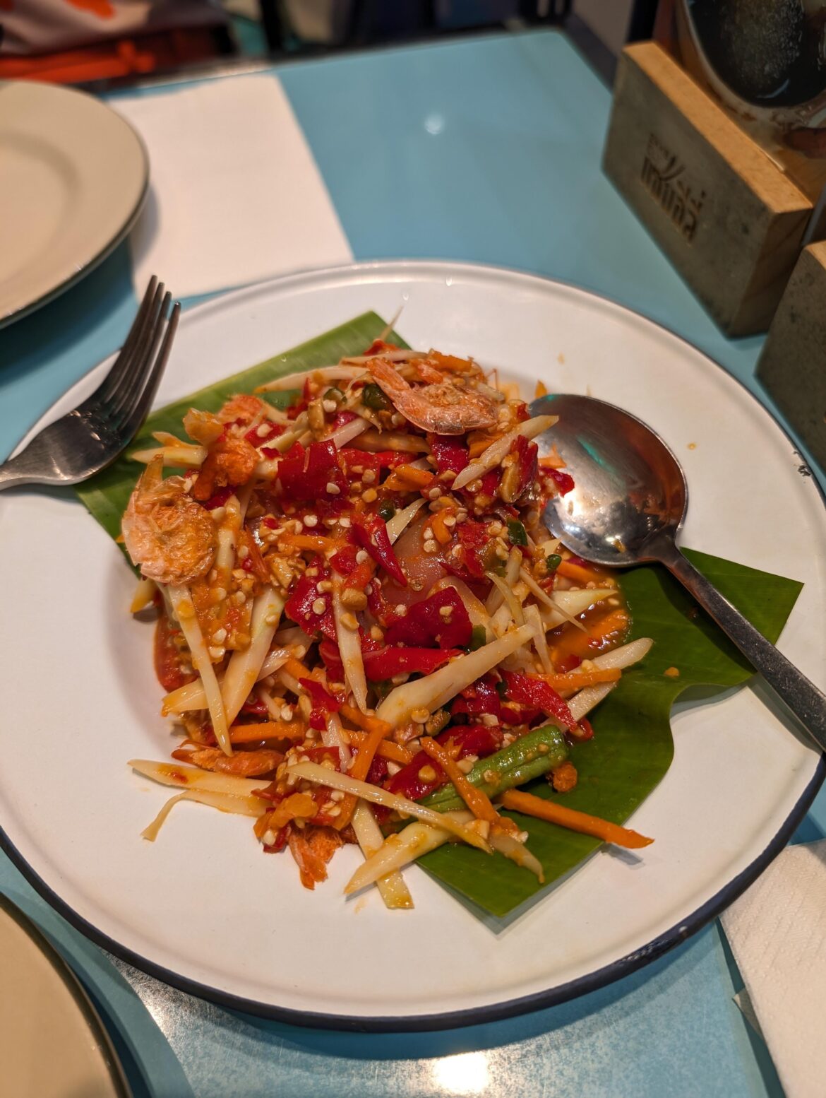 Som Tam Papaya salad & the secret of not getting an upset stomach