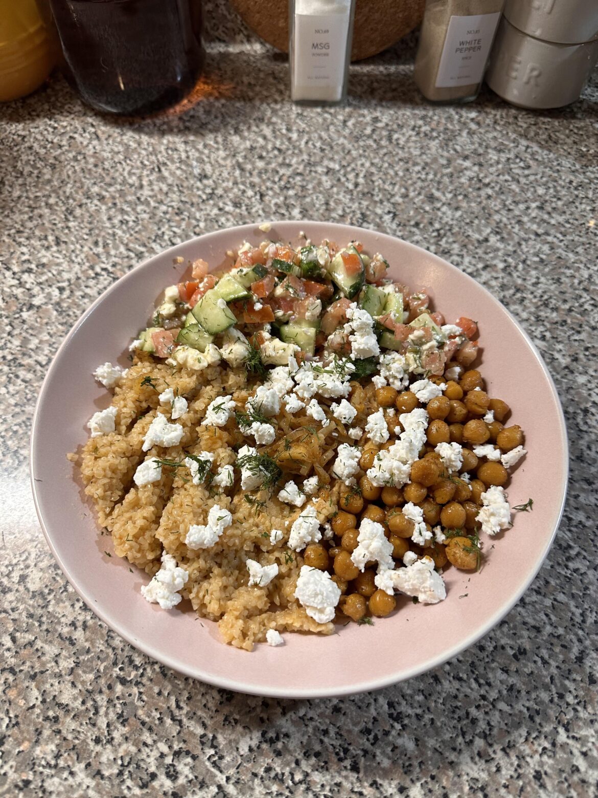 Greek Goddess Bulgur Bowl (10/10)